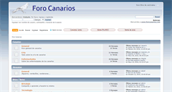 Desktop Screenshot of forocanarios.com
